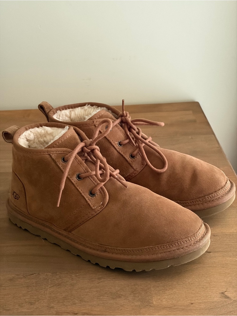 UGG Men’s Neumel Chestnut Suede Chukka Boots S/N 3236 Size 10
